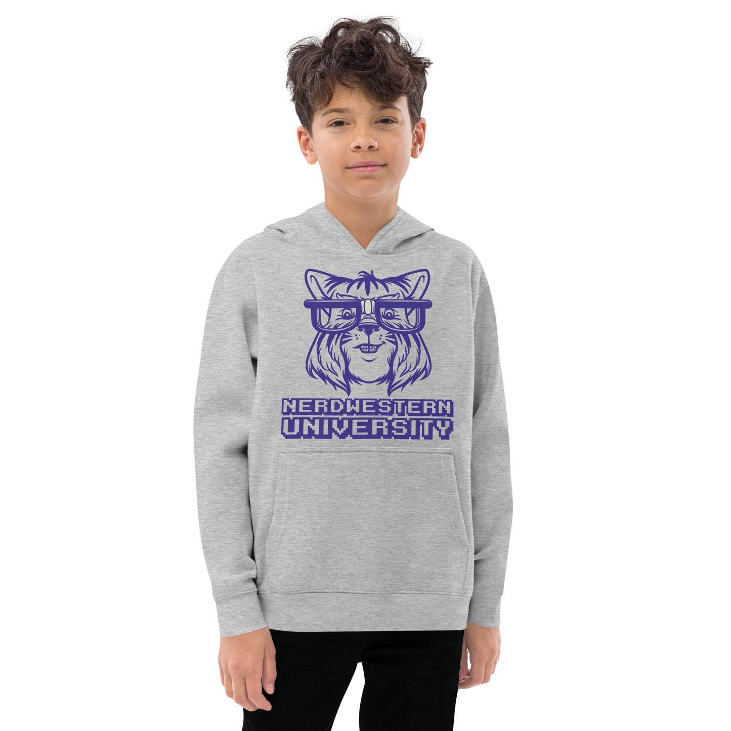 Nerdwestern Kids Fleece Hoodie