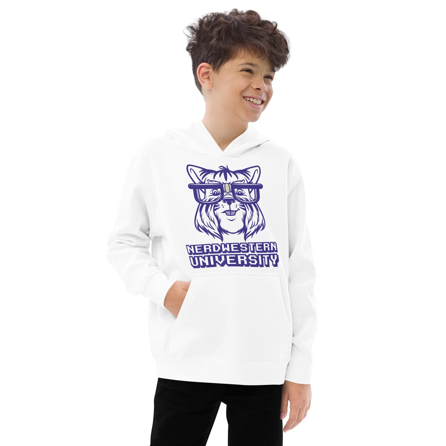 Nerdwestern Kids Fleece Hoodie