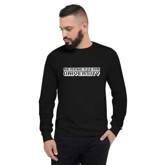 Nerdwestern Men's Champion Long Sleeve Shirt