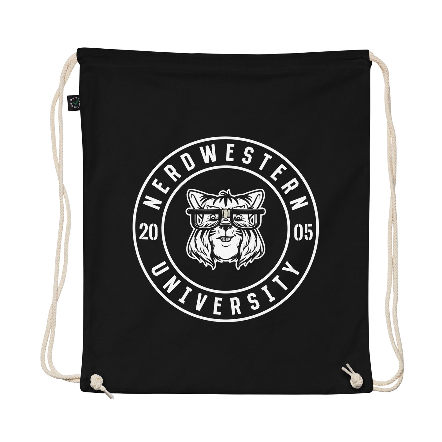 Nerdwestern Organic Cotton Drawstring Bag