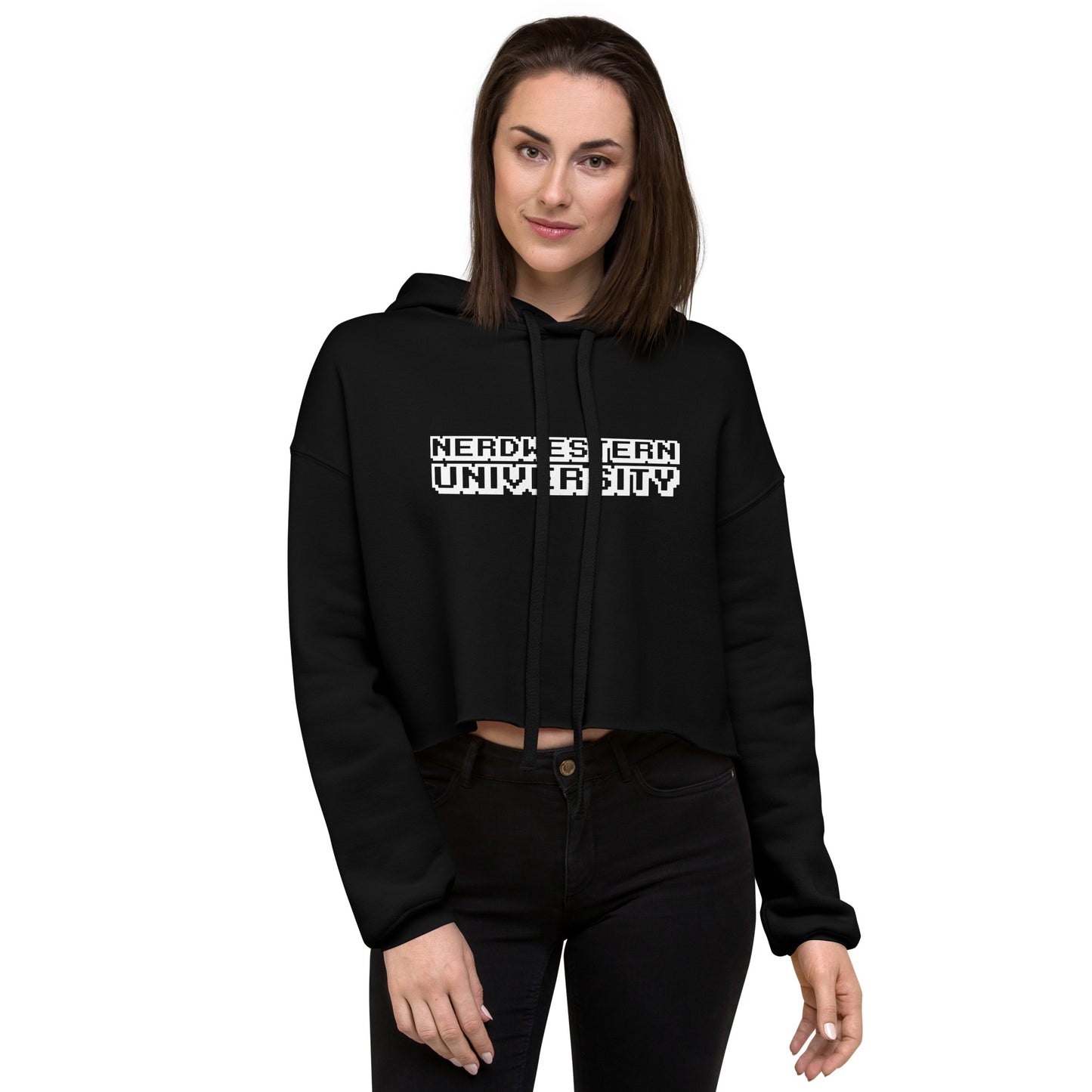 Nerdwestern Crop Hoodie